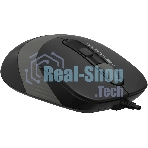 Мышь проводная A4Tech Fstyler FM10ST серый, 1600 dpi, USB, кнопки - 4