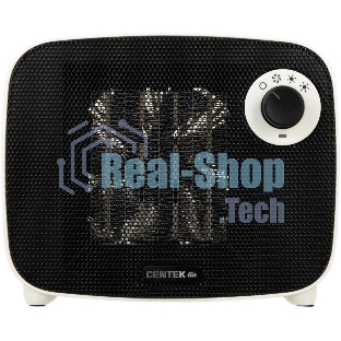 Тепловентилятор Centek CT-6023 белый/черный, 750/1500 Вт, 15 м2