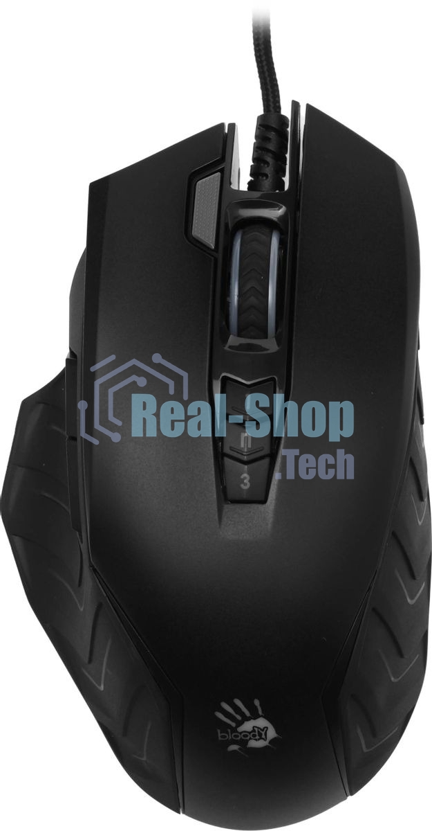 Мышь проводная A4Tech Bloody J95s черный, 8000 dpi, USB, кнопки - 9