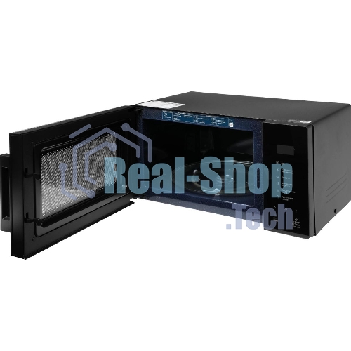 Микроволновая печь Samsung MS23T5018AK/BW черный, 23 л, 800 Вт, переключатели - сенсор