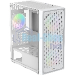 Корпус Ocypus Gamma C50 WH ARGB, Mini-Tower, белый, 4 x 120 мм