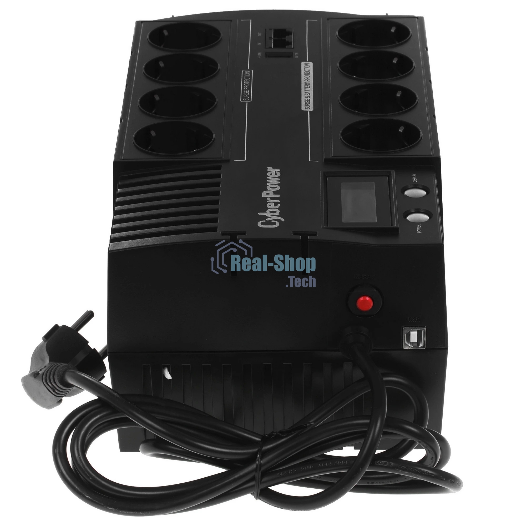 Источник бесперебойного питания CyberPower BR700ELCD 700 ВА/420 Вт/8 х CEE 7 (евророзетка)