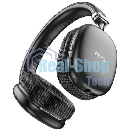 Беспроводные/проводные наушники Hoco W35 черный, полноразмерные, Bluetooth + проводной, до 40 ч