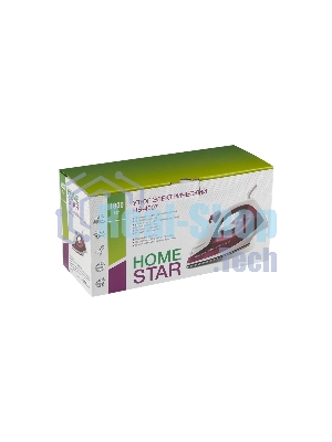 Утюг Homestar HS-4007 белый/фиолетовый, 1800 Вт, 15 г/мин, 220 мл