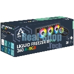 Жидкостная система охлаждения Arctic Cooling Liquid Freezer III Pro 360 ARGB Multi Compatible ACFRE00184A черный 120мм алюминий+медь 3000rpm 4-pin