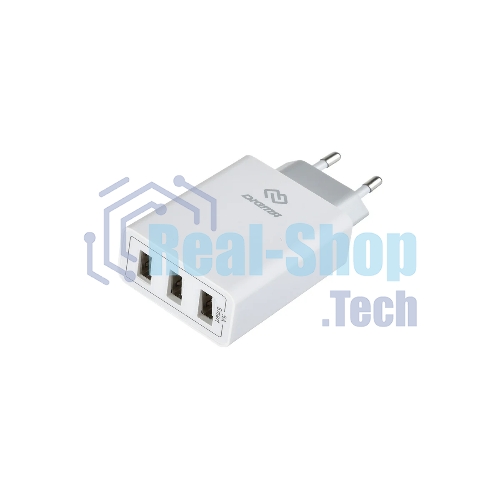 Сетевое зарядное устройство Digma DGWC-3U-5A-WG 5A универсальное белый