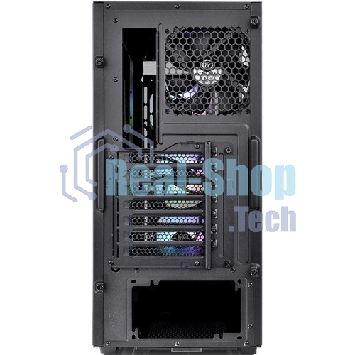 Компьютерный корпус Thermaltake Divider 300 TG ARGb черный без БП ATX 2x120мм 2xUSB 3.0 audio front door bott PSU