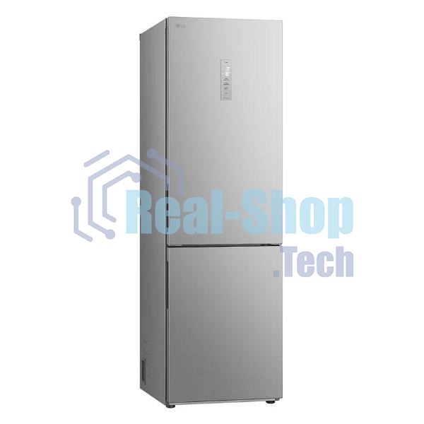 Холодильник LG GC-B459ANMW серебристый двухкамерный 234/110л морозилка снизу, No Frost