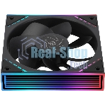 Кулер для корпуса Thermalright TL-M12R Reverse (124x120x25mm, 4-pin PWM, ARGB, 42.6CFM, 23.2dBA, 1500RPM, черный)