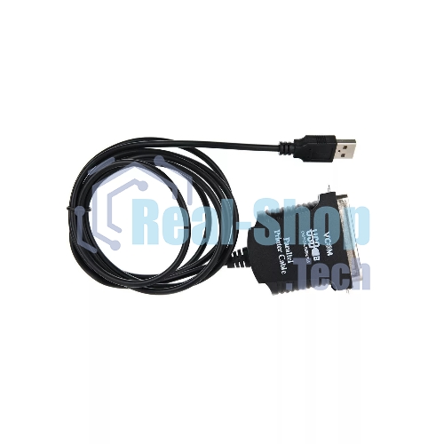 Кабель AM/LPT 1.8м VCOM адаптер USB -> LPT (прямое подключение к LPT порту принтера), VUS7052
