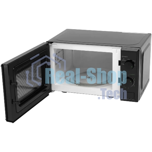 Микроволновая печь Starwind SWM5820 черный, 20 л, 700 Вт, переключатели - поворотный механизм