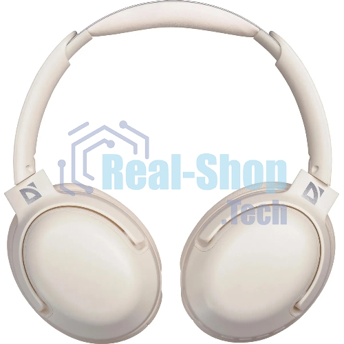 Беспроводные/проводные наушники Defender FreeMotion B475 ANC бежевый, накладные, Bluetooth + проводной, активное шумоподавление, складная конструкция, до 15 ч