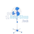 Вентилятор напольный Maxvi FS1645 white-blue