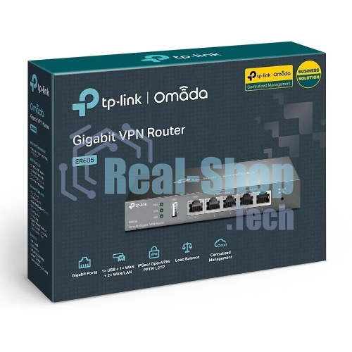 Роутер TP-Link SafeStream ER605 10/100/1000BASE-TX черный