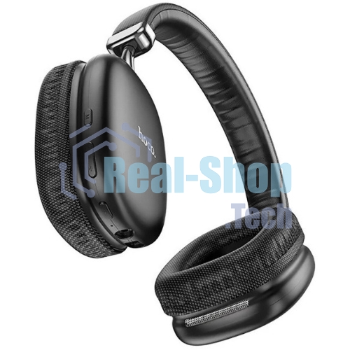 Беспроводные/проводные наушники Hoco W35 черный, полноразмерные, Bluetooth + проводной, до 40 ч