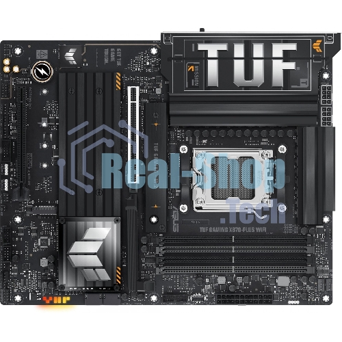 Материнская плата ASUS TUF GAMING X870-PLUS WIFI, AM5, AMD X870, 4xDDR5, 2xSATA, 4xM.2, 1xPCIe 5.0 x16, 1xPCIe 4.0 x4, 1xHDMI, 1xUSB-C 3.2 Gen 2, 1xUSB-C 3.2 Gen 2x2, 2xUSB-C 4.0, 1x 2.5Gb LAN, 1xUSB-A 2.0, 3xUSB-A 3.2 Gen 2, 4xUSB-A 3.2 Gen 1, 5x3.5 мм, Wi-Fi 7, ATX