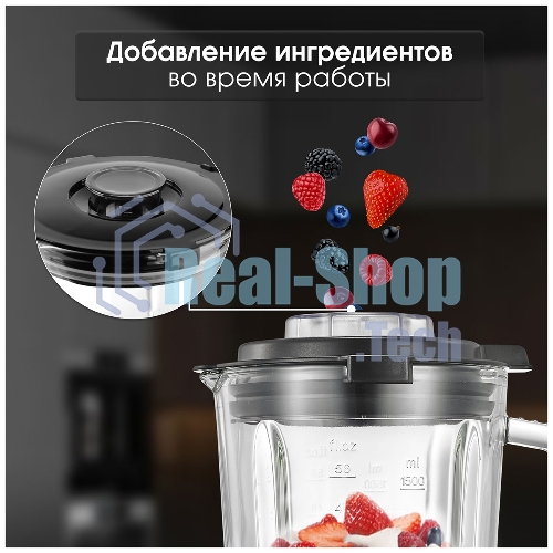 Блендер стационарный Zigmund & Shtain BS-481 D 1200 Вт, металлик