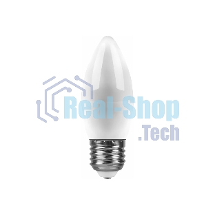 Лампа светодиодная Feron LB-570 9W 230V E27 6400K свеча