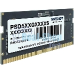 Оперативная память Patriot Signature, DDR5, 8GB (1x8 GB), 5600 MHz, CL46, SO-DIMM