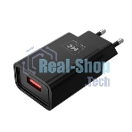 Сетевое зарядное устройство MORE CHOICE (4620202555724) NC07a СЗУ 1USB 2.0A для Type-C, черный