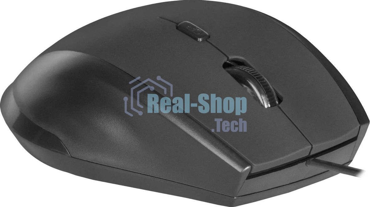Мышь проводная Defender Accura MM-362 черный, 1600 dpi, USB, кнопки - 6
