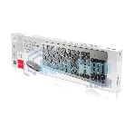 Комплект клавиатура+мышь Smartbuy 233375AG беспроводной, USB, 1600 DPI, серебристый