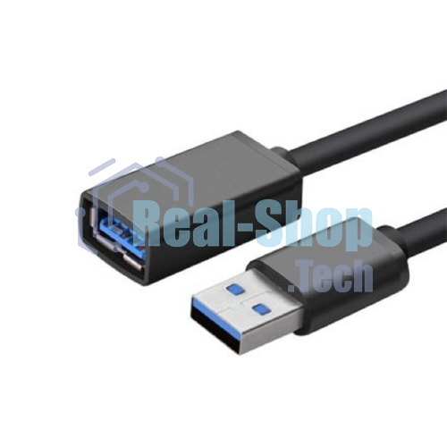 Кабель Bion удлинительный USB 3.0 AM/AF, 3 м, черный BXP-CCP-USB3-AMAF-030M
