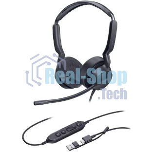 Гарнитура Yealink UH42 SE чёрный, проводная, USB