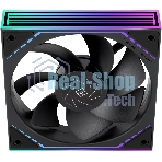 Кулер для корпуса Thermalright TL-M12R Reverse (124x120x25mm, 4-pin PWM, ARGB, 42.6CFM, 23.2dBA, 1500RPM, черный)