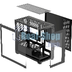 Корпус Ocypus Gamma C52 BK, Micro-Tower, чёрный