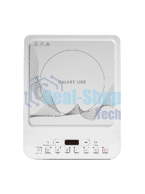 Плита настольная электрическая Galaxy Line GL3060 белый, 2 кВт, индукция, конфорки - 1, стеклокерамика, сенсор