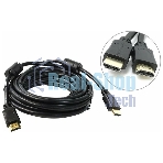 Кабель HDMI 5bites APC-014-030 HDMI M/HDMI M V1.4b, высокоскоростной, ethernet+3D, зол.разъемы, ферр.кольца, 3м.