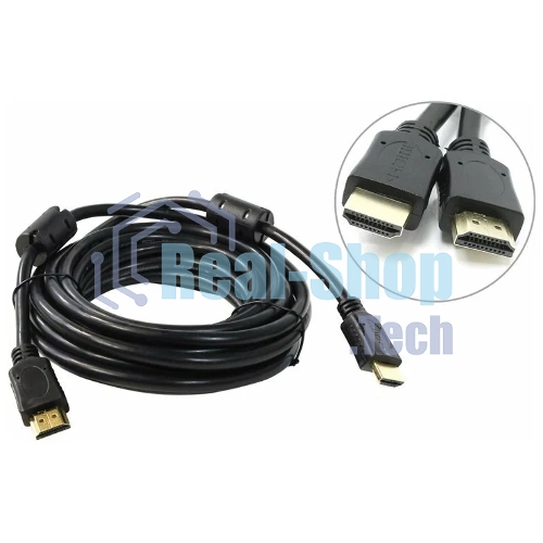 Кабель HDMI 5bites APC-014-030 HDMI M/HDMI M V1.4b, высокоскоростной, ethernet+3D, зол.разъемы, ферр.кольца, 3м.