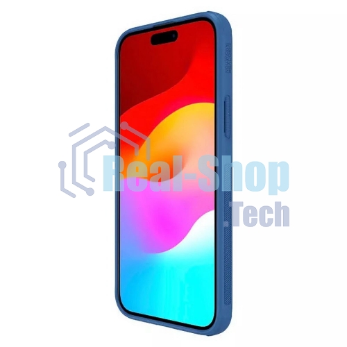 Чехол Super Frosted Shield Pro Magnetic Case, синий, (AP IP15 Plus)