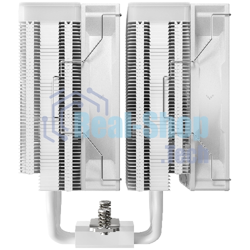 Кулер для процессора DEEPCOOL AG620 WH ARGb V2 LGA20XX/1700/1200/115X/AM5/AM4 (9шт/кор, TDP 260W, PWM, ARGb DUAL Fan 120мм, 6 тепл. трубок, белый) RET