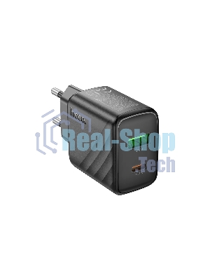 Сетевое зарядное устройство Hoco 30Вт, 3А, QC3.0/PD, 1хUSB, 1хType-C, CS23A, черный, коробка