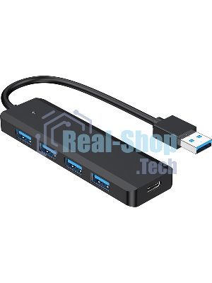 USB-концентратор Gembird UHB-C414, USB, USB 4 порта, USB Type-C