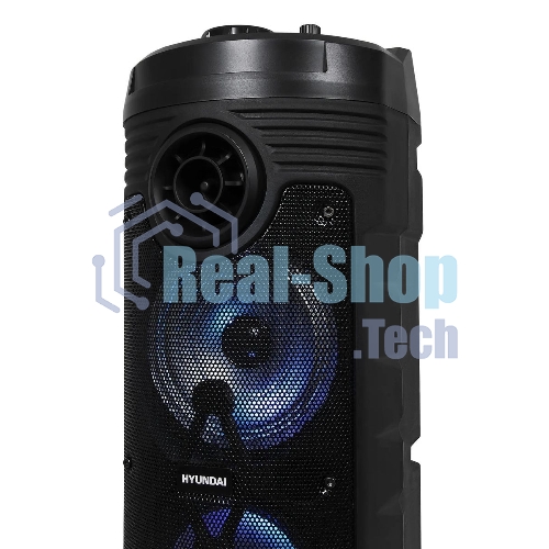 Минисистема Hyundai H-MC170 черный 80Вт/FM/USB/BT/SD/MMC