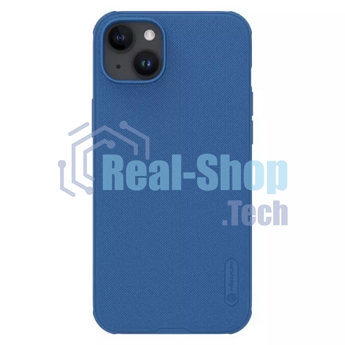Чехол Super Frosted Shield Pro Magnetic Case, синий, (AP IP15 Plus)