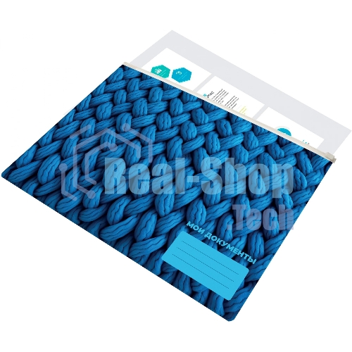 Папка на молнии ZIP Silwerhof FABRIC A4+ ПВХ 0.25мм