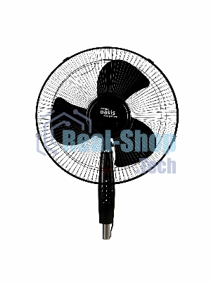 Вентилятор Oasis VF-50PB чёрный, напольный, 50 Вт, 3 скорости, 40 см (2 шт в упак.)