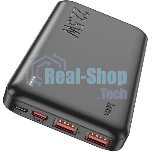 Портативный аккумулятор Hoco J101 Astute 10000mAh QC3.0/PD3.0 22.5W 5A 2xUSB-A/USB-C черный