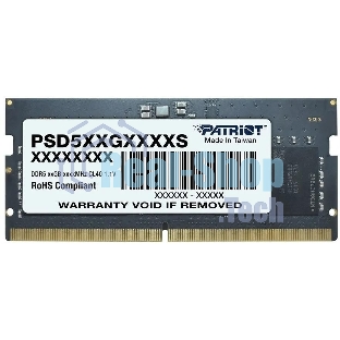 Оперативная память Patriot Signature, DDR5, 8GB (1x8 GB), 5600 MHz, CL46, SO-DIMM