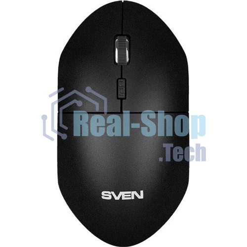 Мышь беспроводная SVEN RX-515SW черный, 1600 dpi, радиоканал, USB, кнопки - 4