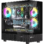 Компьютерный корпус AeroCool/Formula Crystal Z8 черный без БП ATX 9x120мм 7x140мм 1xUSB2.0 1xUSB3.0 1xUSB3.1 audio bott PSU