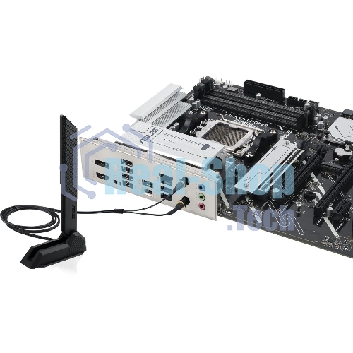 Материнская плата ASUS PRIME B840-PLUS WIFI, AM5, AMD B840, 4xDDR5, 4xSATA, 3xM.2, 1xPCIe 4.0 x16, 1xPCIe 3.0 x16, 2xPCIe 3.0 x16, 1xPCIe 3.0 x1, 1xDP, 1xHDMI, 1x 2.5Gb LAN, 8xUSB-A, 3x3.5 мм, 7.1, ATX