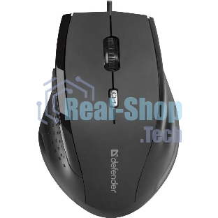 Мышь проводная Defender Accura MM-362 черный, 1600 dpi, USB, кнопки - 6