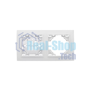 Рамка 2-м Минск горизонтальная белый Basic EKF ERM-G-302-10