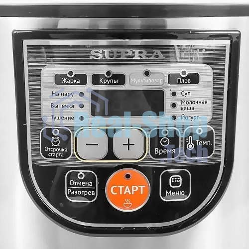 Мультиварка SUPRA MCS-5114 5 л серебристый/черный