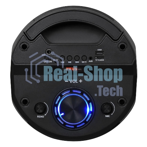 Минисистема Hyundai H-MC170 черный 80Вт/FM/USB/BT/SD/MMC